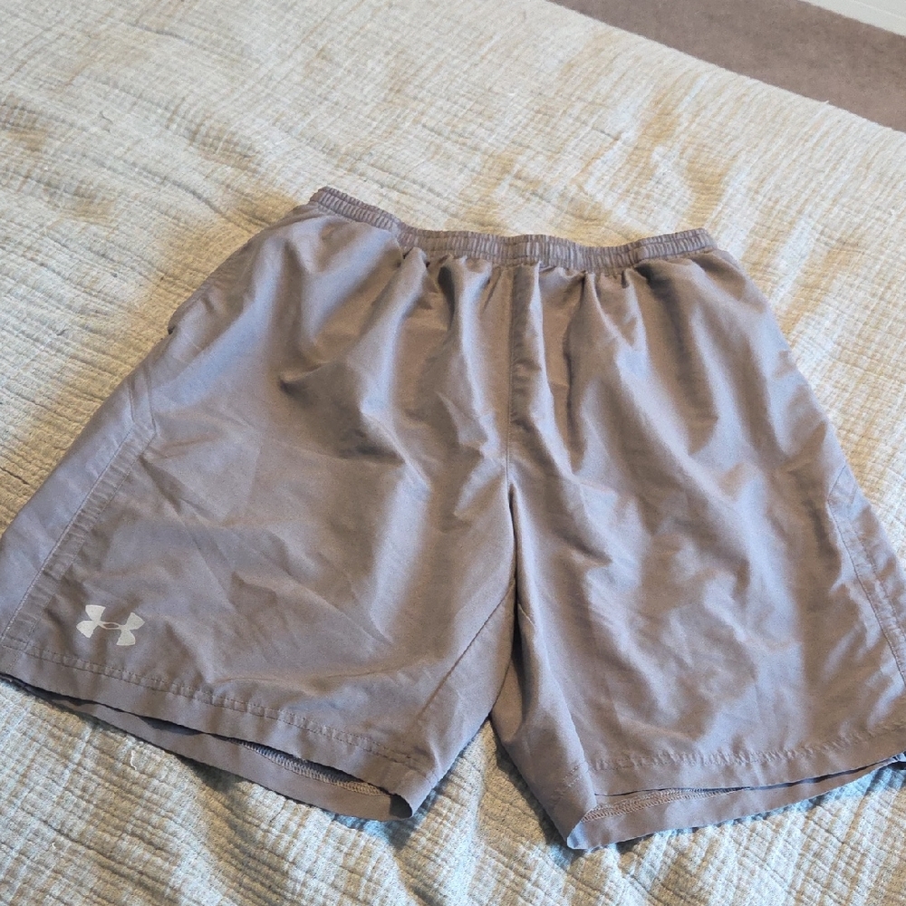 Under Armour Men's  Gray Swim Trunks